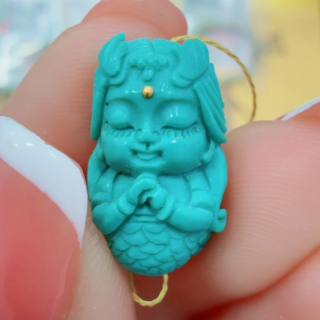 未镶嵌绿松石珠宝奇石