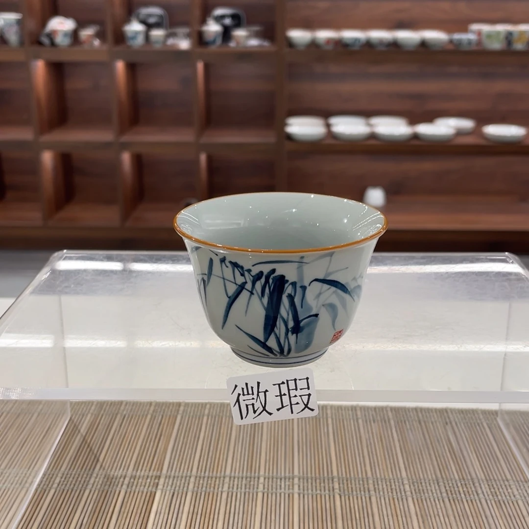 微瑕釉下彩纯手绘