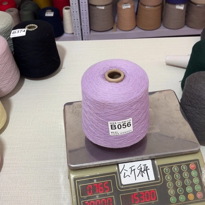 羊毛B056紫色净重720克