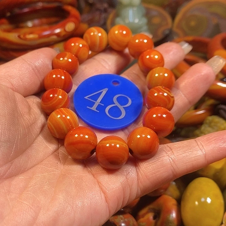 玛瑙/玉髓手链未镶嵌期*