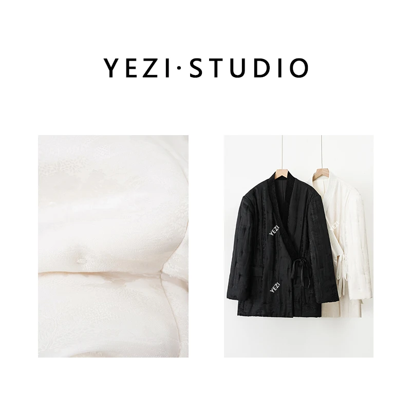 叶子定制-【虞美人】22姆米桑蚕丝新中式驼绒服外套24410903-12/7