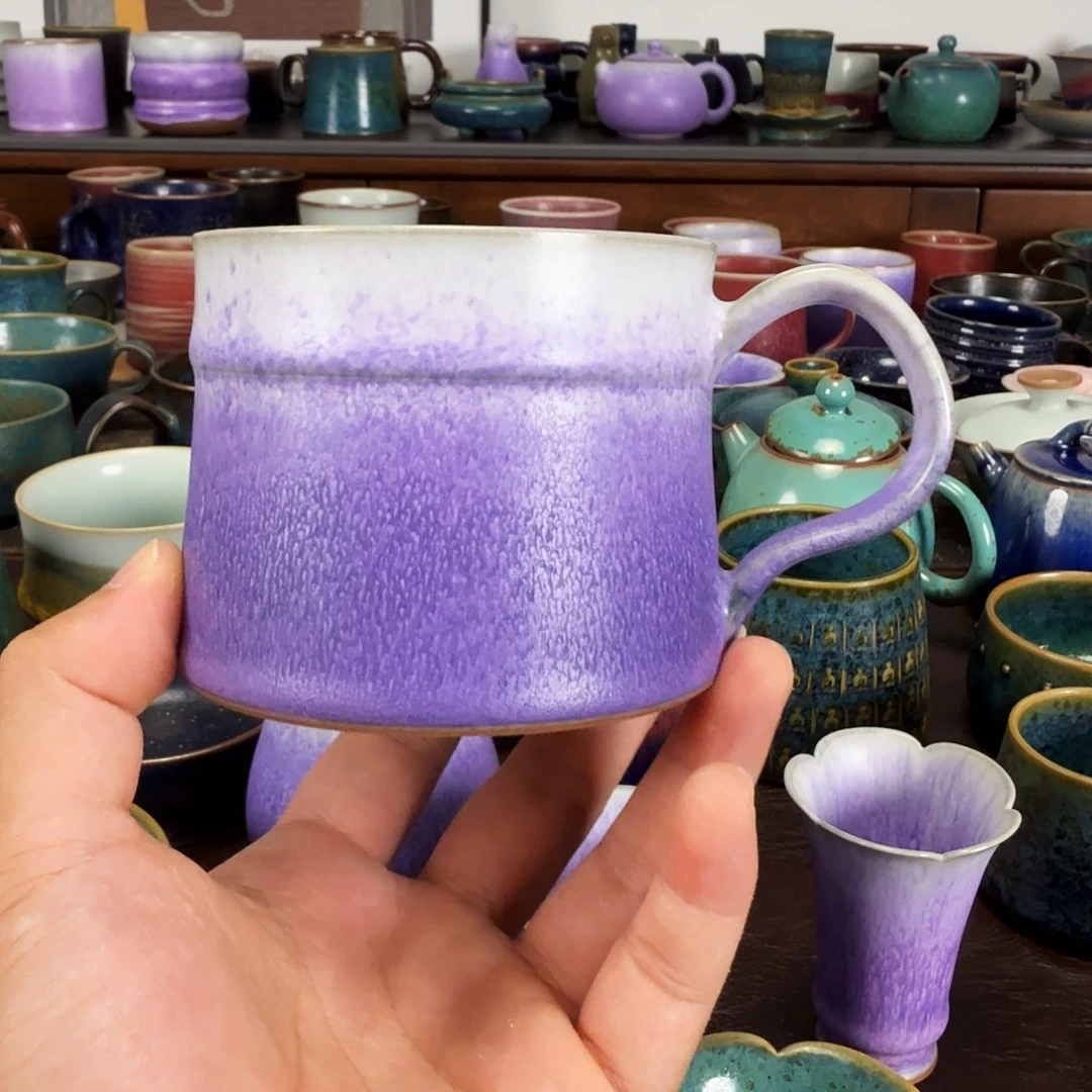 竹节杯马克杯高端瓷器任晓飞老师