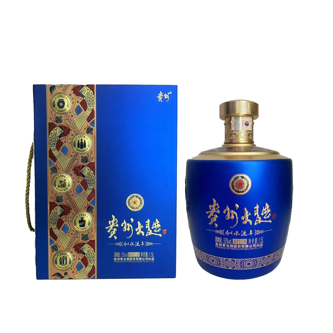 贵州大曲 似水流年 酱香型白酒53度1.5L