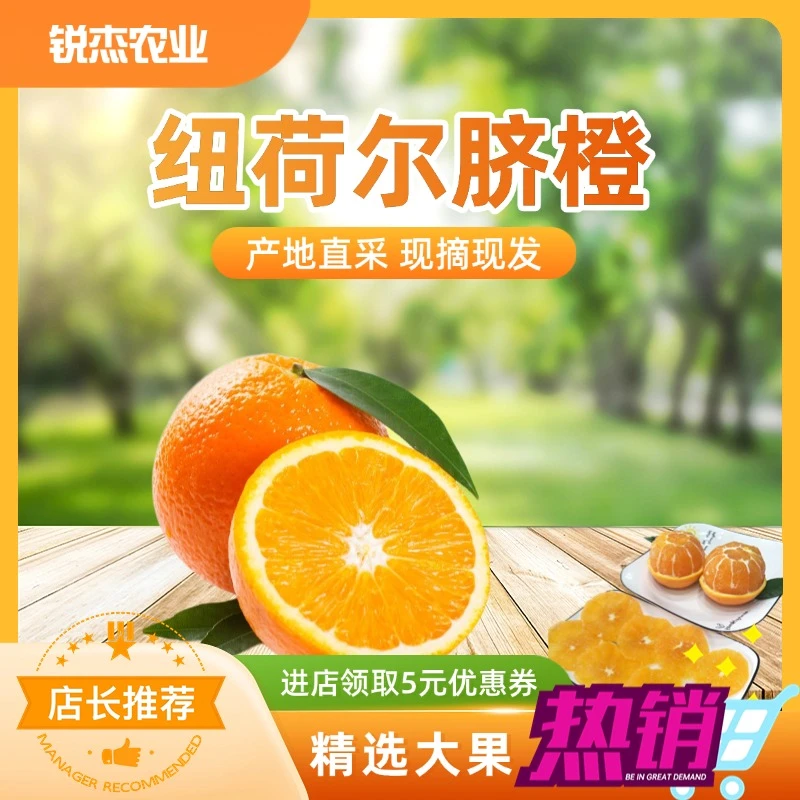 恩施巴东纽荷尔脐橙高甜当季新鲜水果皮薄爆汁基地直发现摘现发