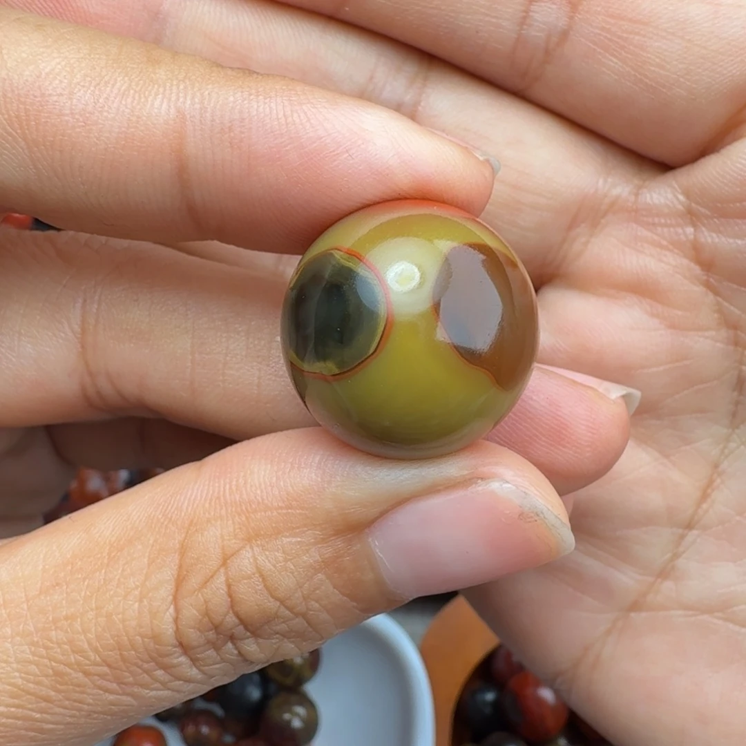 心***友南红玛瑙未镶嵌挂件