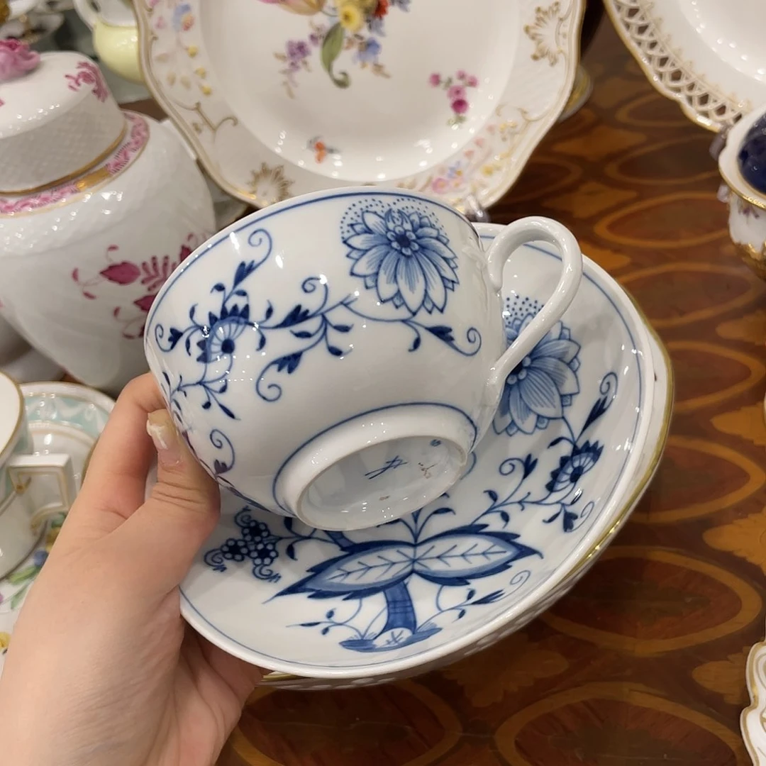瓷片中古二等红茶杯