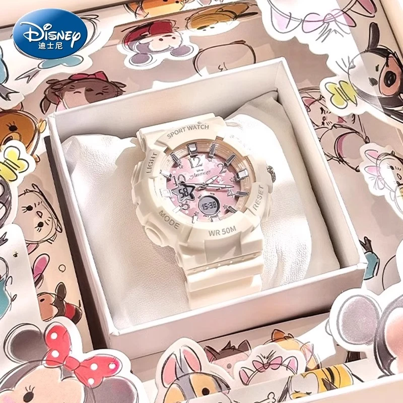 迪士尼开学礼物女生初高中生轻奢玛丽猫手表中高考礼物手表送女生