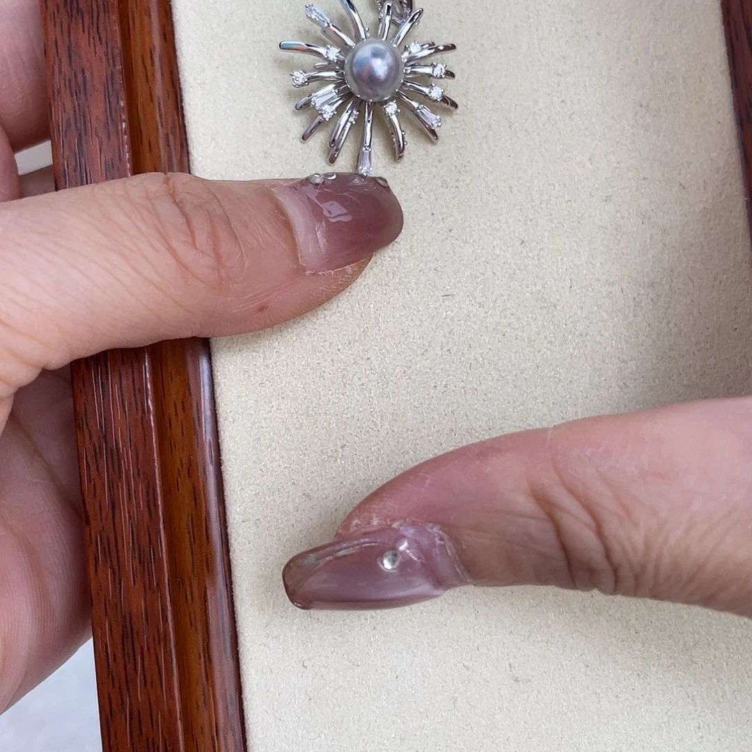 海水珍珠银S925镶嵌颈饰福利品