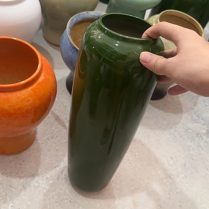 白泥花盆微瑕无孔