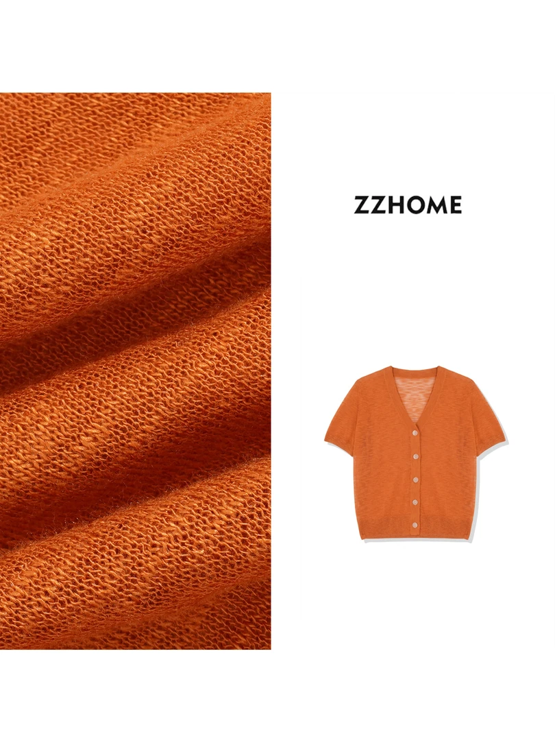 ZOZO HOME ｜炎夏限定斑斓呼吸精织短袖开衫q171221p