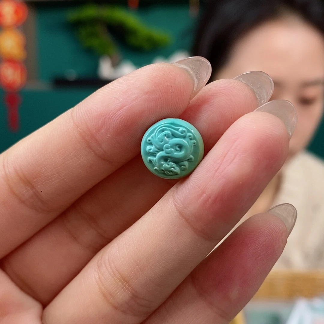 绿松石珠宝奇石未镶嵌