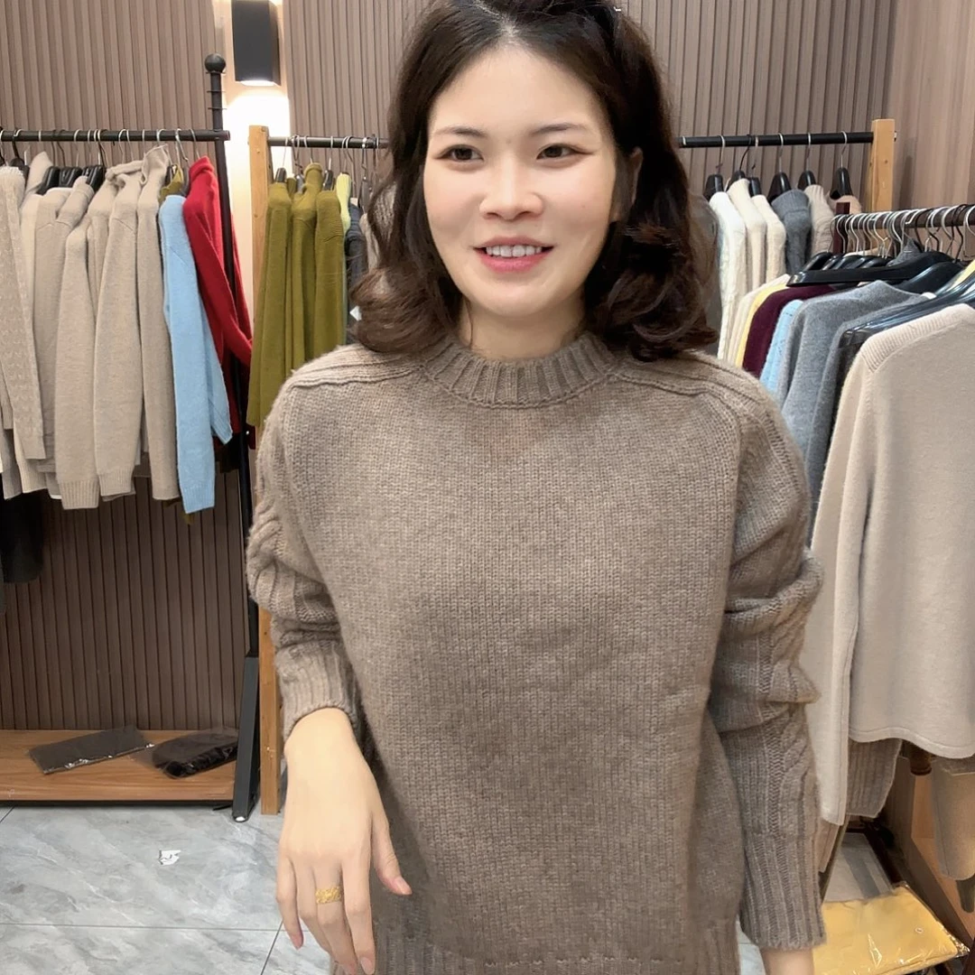 深驼色加厚山羊绒