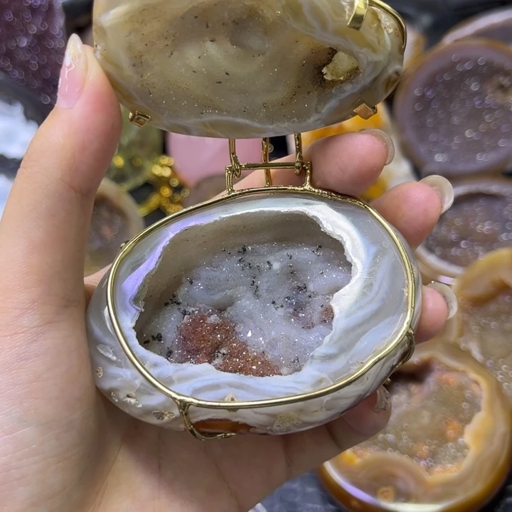 未镶嵌发饰水晶白晶盆