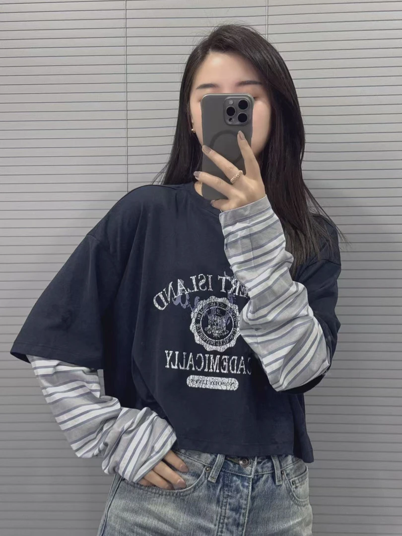 ins街头风极简风T恤