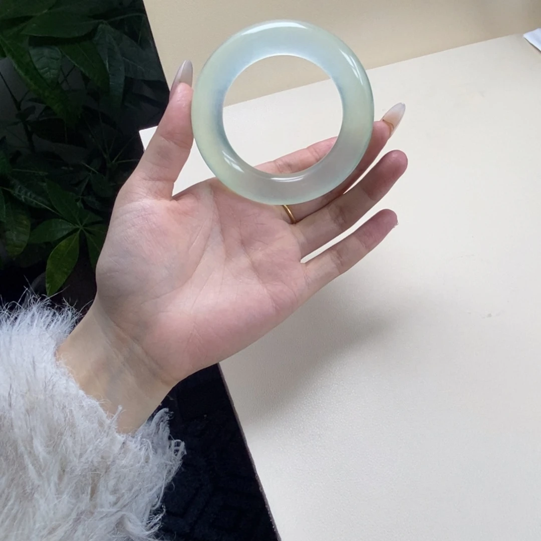 _***柒玉时尚飘花手镯53拾染