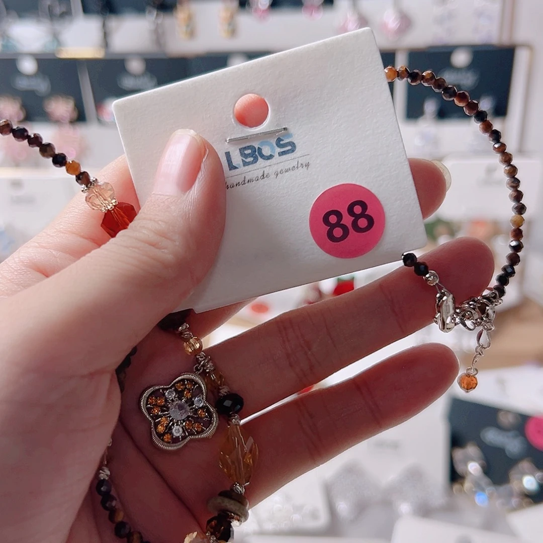 锆石纯铜合金耳环