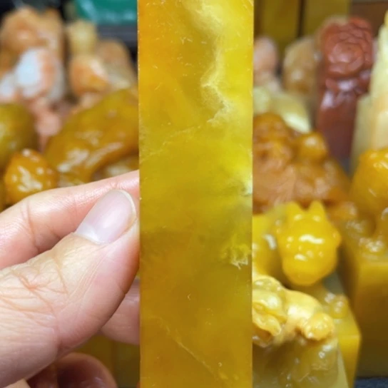 老挝石逸**主质地細膩光滑篆刻写字刀感十足