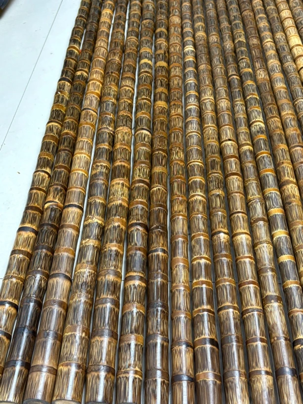 实心金丝竹打磨抛光成品竹杆可作鞭杆手杖拐杖 长1.6到1.9