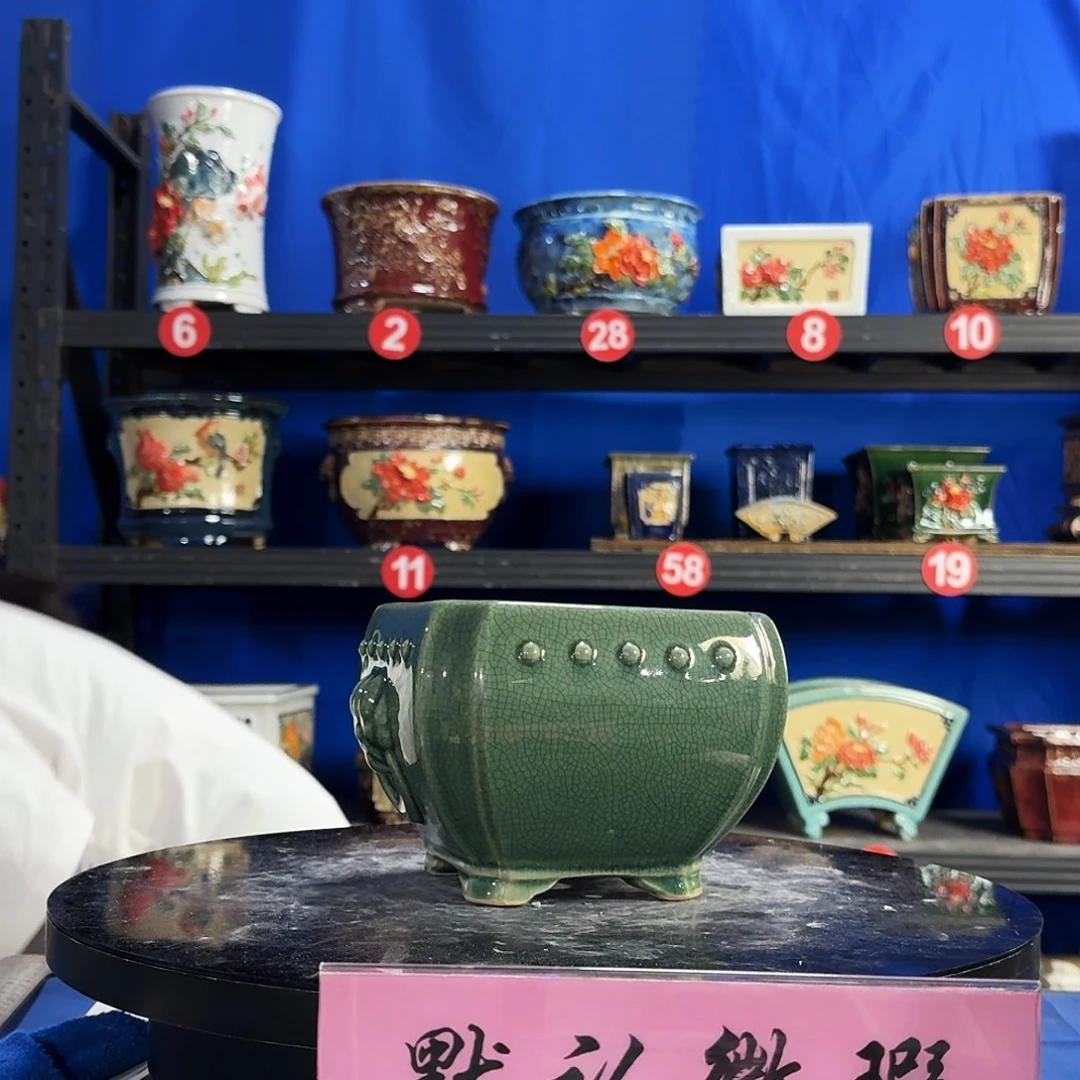 586玉绿微瑕外口14内深9