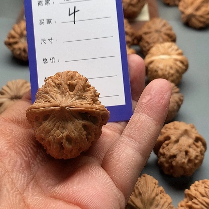 麻***鱼桃核吊坠西北将军狮子头