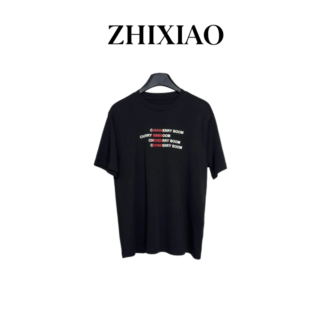 【ZHIXIAO】夏季新款：字母印花短袖南油91357-1