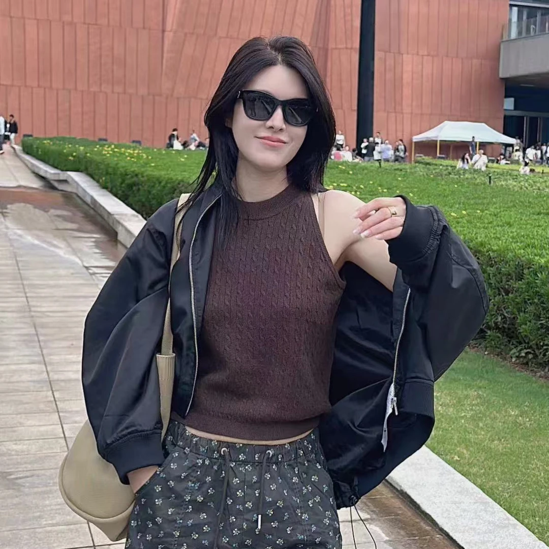 娜一家 2025初秋新款羊毛背心