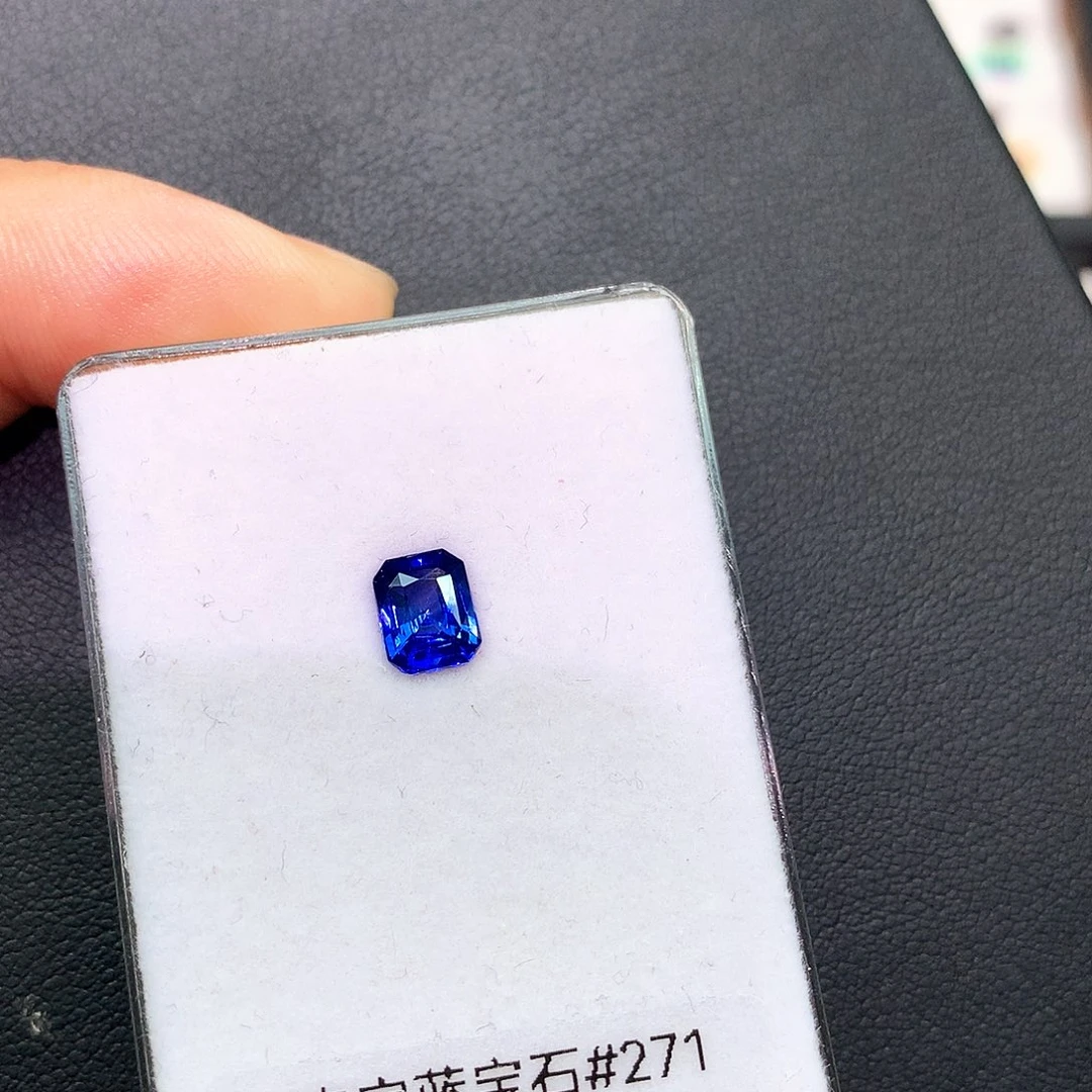 裸石蓝宝石天然皇家蓝蓝宝石裸石1.08ct