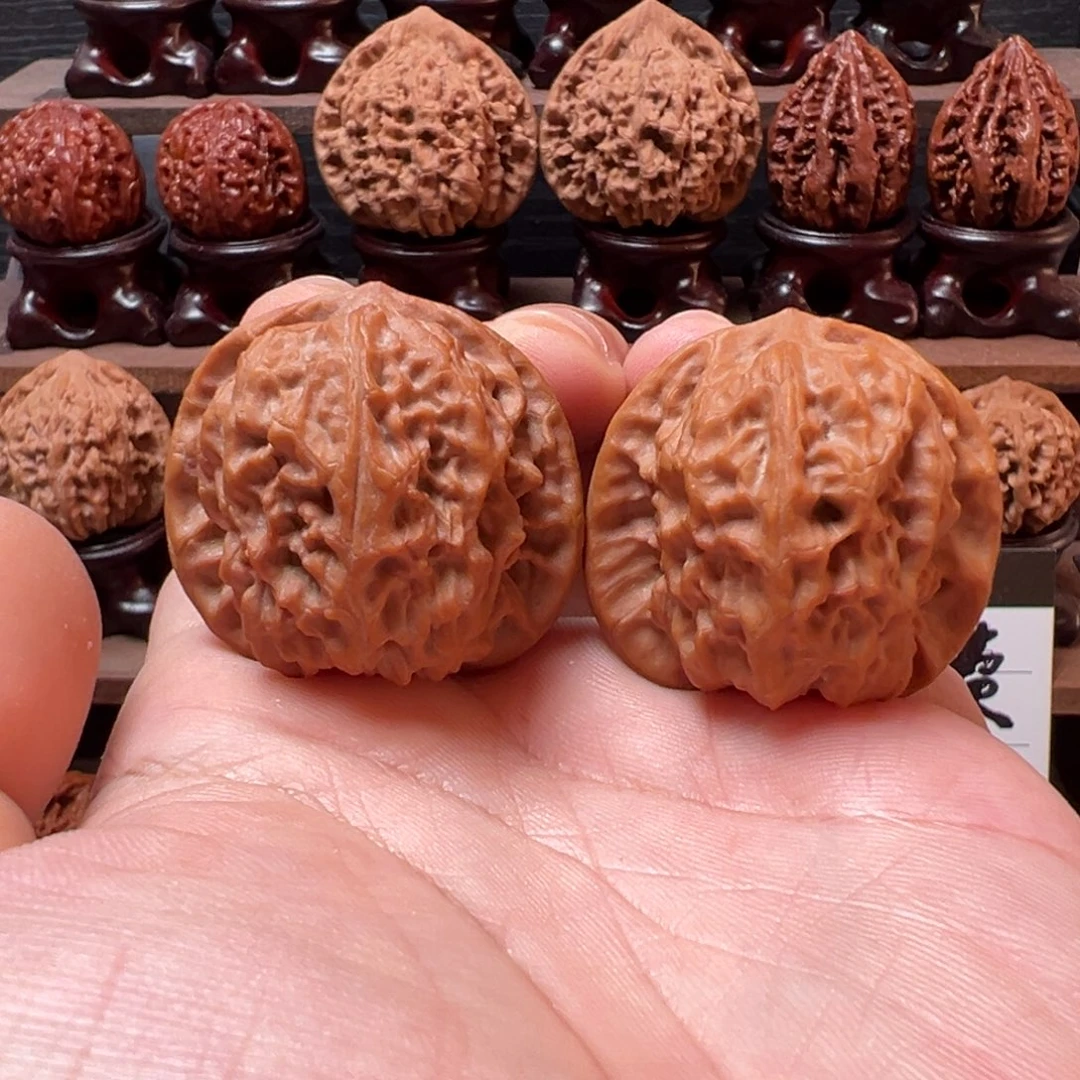 把件文玩核桃38野狼