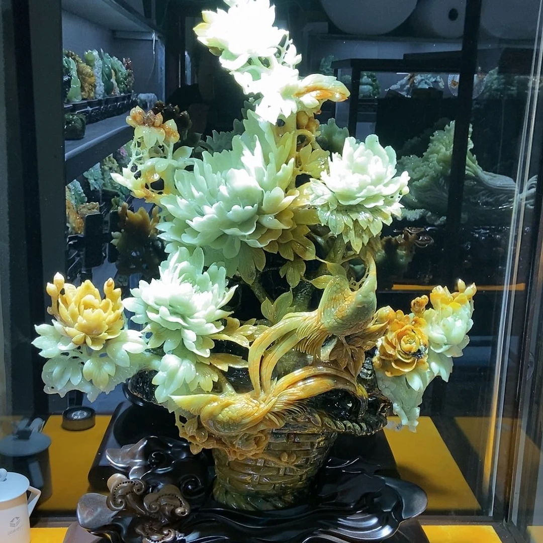 【闪购商品】未镶嵌蛇纹石玉家居摆件