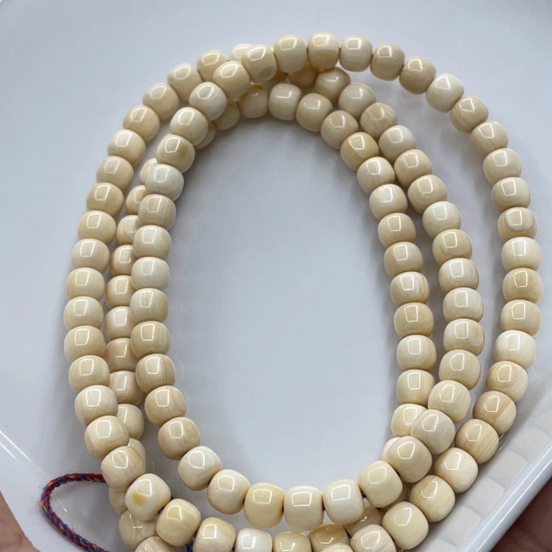 手串/手链/手镯猛犸象牙5✖️6奶黄果冻带芝士皮120颗