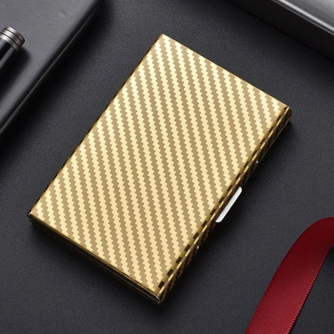 防盗刷金属卡包不锈钢卡片包防消磁小巧卡盒卡套放驾驶证高档卡盒