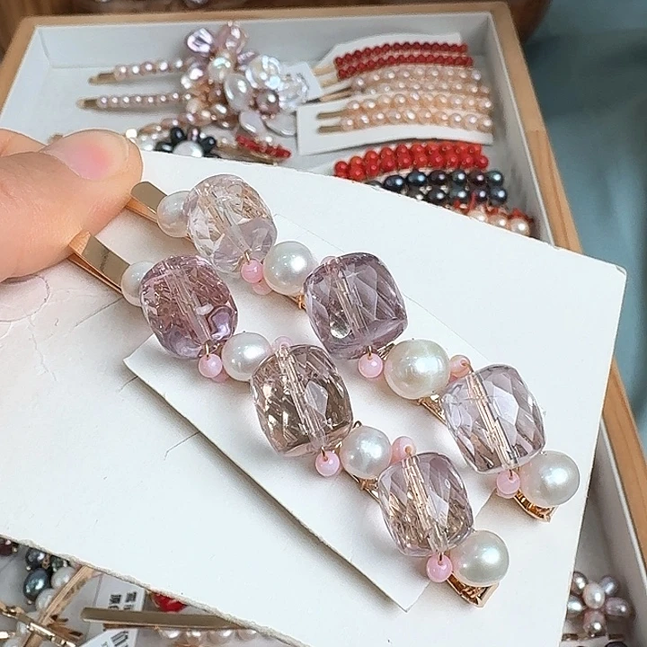 未镶嵌发饰淡水珍珠