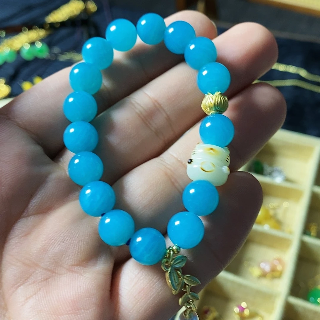 翡翠银S925镶嵌耳饰