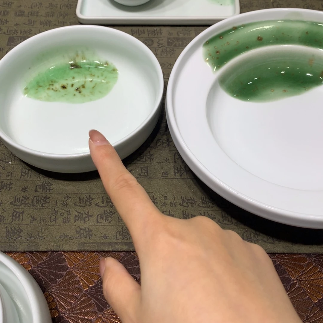 陶景德镇粗陶复古盘碗微瑕5.5碗2只