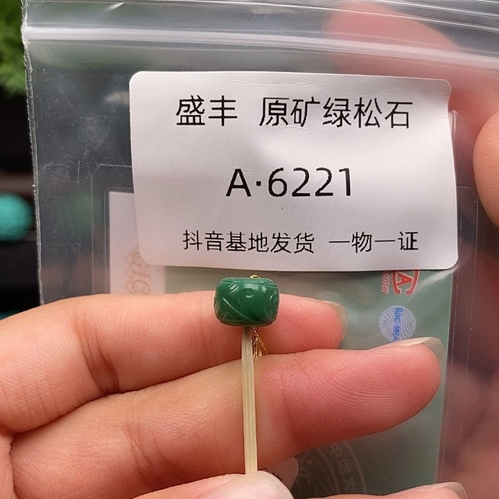 绿松石未镶嵌珠宝奇石9.2✖️6.7