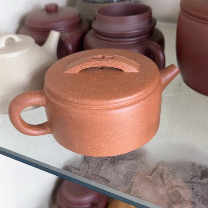 茶壶紫砂降坡汉瓦200c c