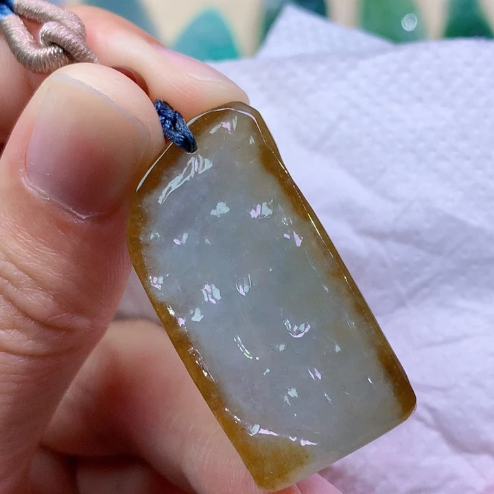 翡翠未镶嵌吊坠(不含链)4622