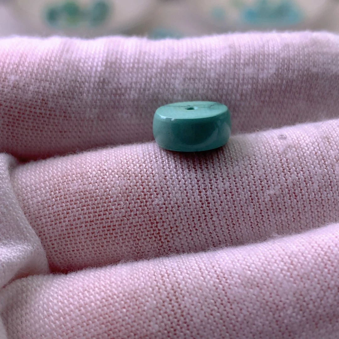 绿松石未镶嵌挂件10.3*4.6mm