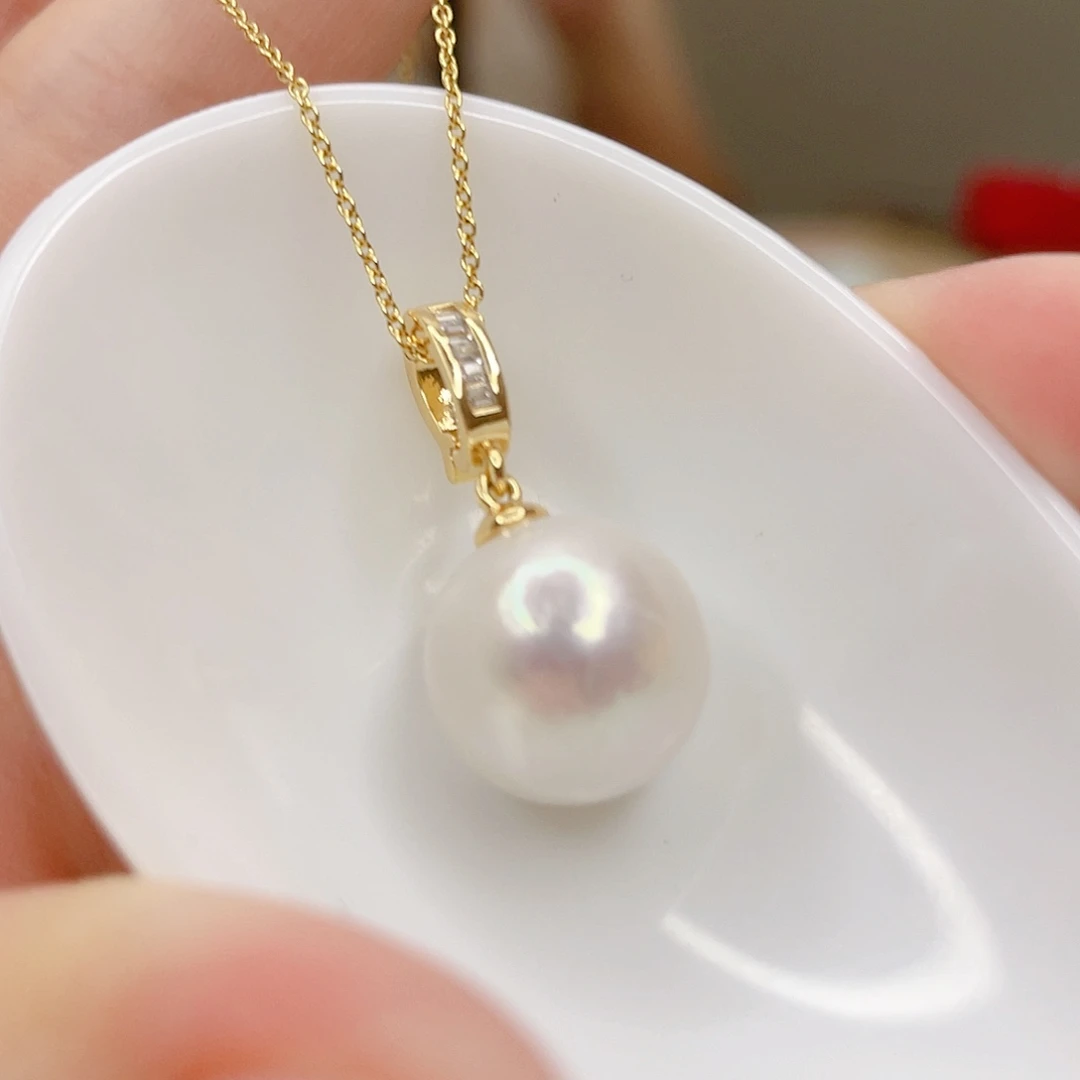 淡水珍珠未镶嵌吊坠(赠链)