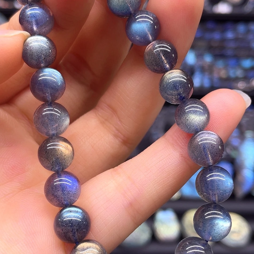 未镶嵌长石手串8.4左右