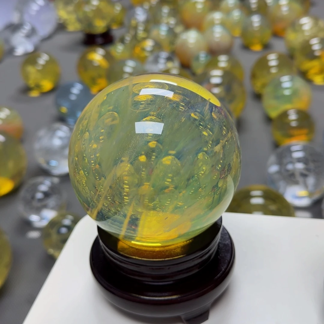 石材正****制12公分黄水摆件