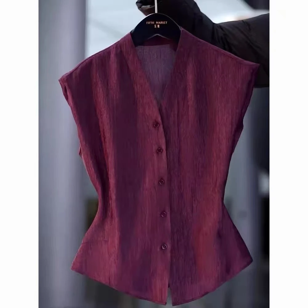 2025百搭质感洋气小衫宽松气质显瘦休闲遮肚子夏季时尚复古980