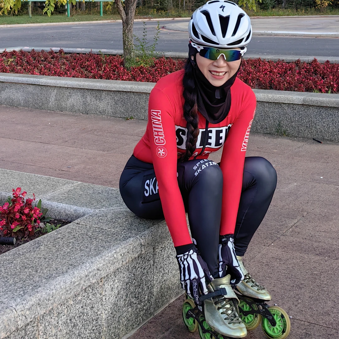 速滑连体服 滑冰 轮滑