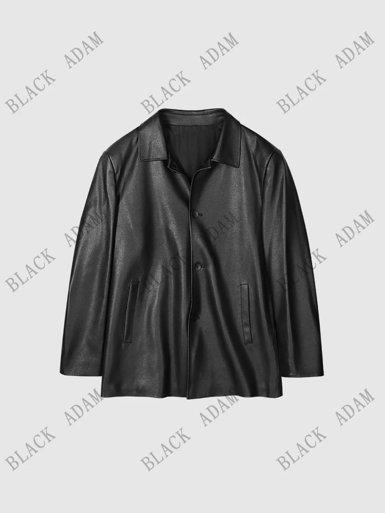 8661男士真皮皮衣翻领西服领外套【款式和型号以直播间为准】休闲