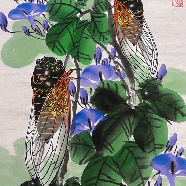 国画老师纯手绘作品欣赏