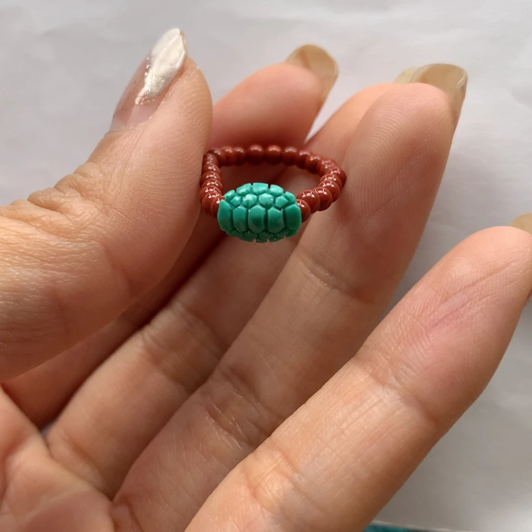 南红玛瑙戒指未镶嵌