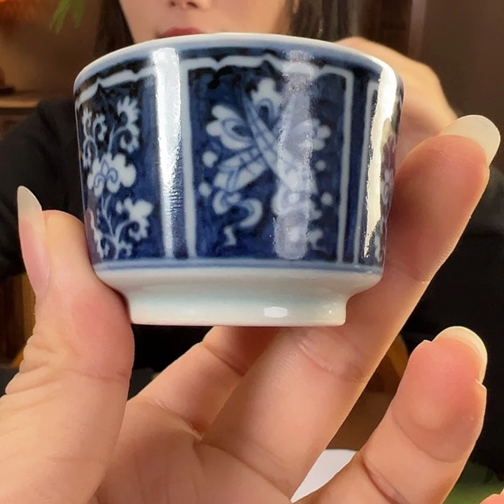 手工手绘茶具八宝