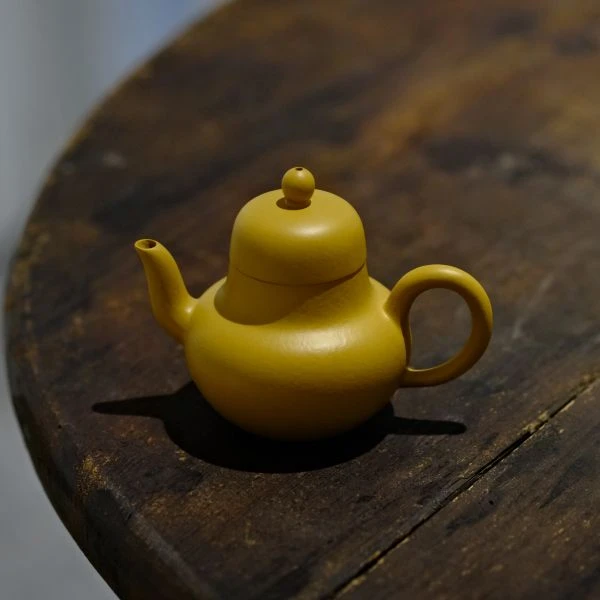 观一茶堂 | 潮州成竹·手工黄金段泥朱泥思亭壶泥壶