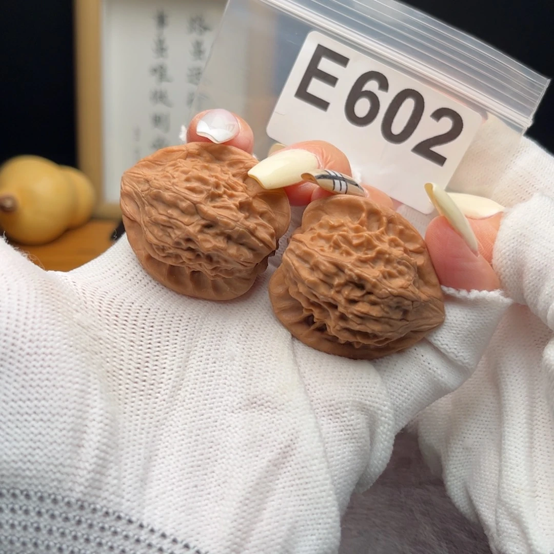 文玩核桃把件34七步沟e602