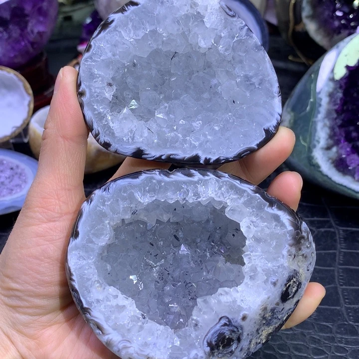 水晶福利白牙盆未镶嵌